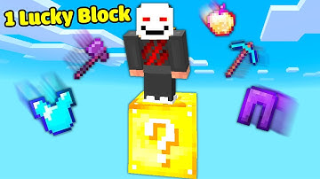 Minecraft, Nhưng Sinh Tồn Trên 1 Lucky Block