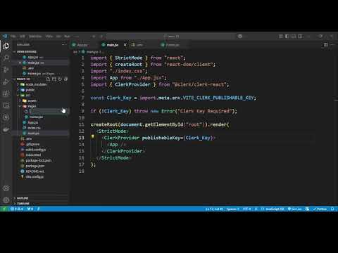 How to Install Clerk in ReactJS Step-by-Step Tutorial | Authentication Setup Guide