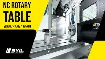 NC rotary table Servo | 4th axis 125 mm