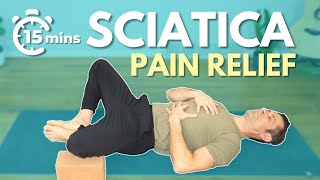 15 Minute Morning Yoga for Sciatica Pain Relief FAST by David O Yoga 7,148 views 1 year ago 16 minutes