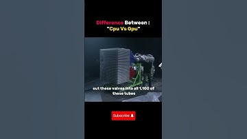 GPU VS CPU 🖥️ #shorts #viralshorts