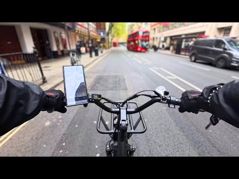 My First Time Delivering On A Cargo E bike   Early Morning Parcel Dash In Central London