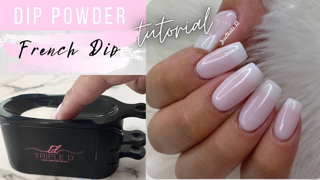 Easy Dip Powder French Manicure TRIPLE D YouTube