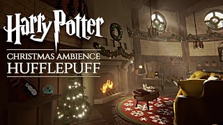 Hufflepuff ◈ Christmas at Hogwarts  Harry Potter inspired Holiday Ambience & Soft Music [Day Time]