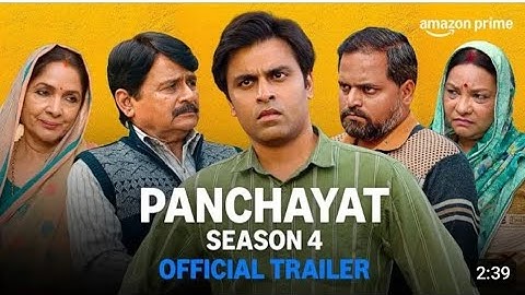 Panchayat session 4- official Trailer jitender kumar neena| amit badana |