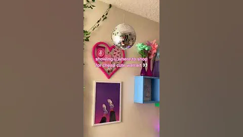 Where to find cute wall decor for your room #shorts #wallart #roomdecor