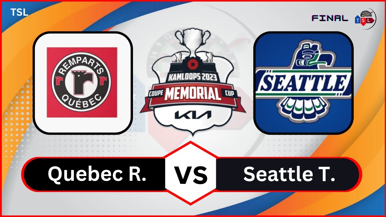 Quebec Remparts vs Seattle Thunderbirds Ice hockey Live Stream - Memorial Cup 2023 Final