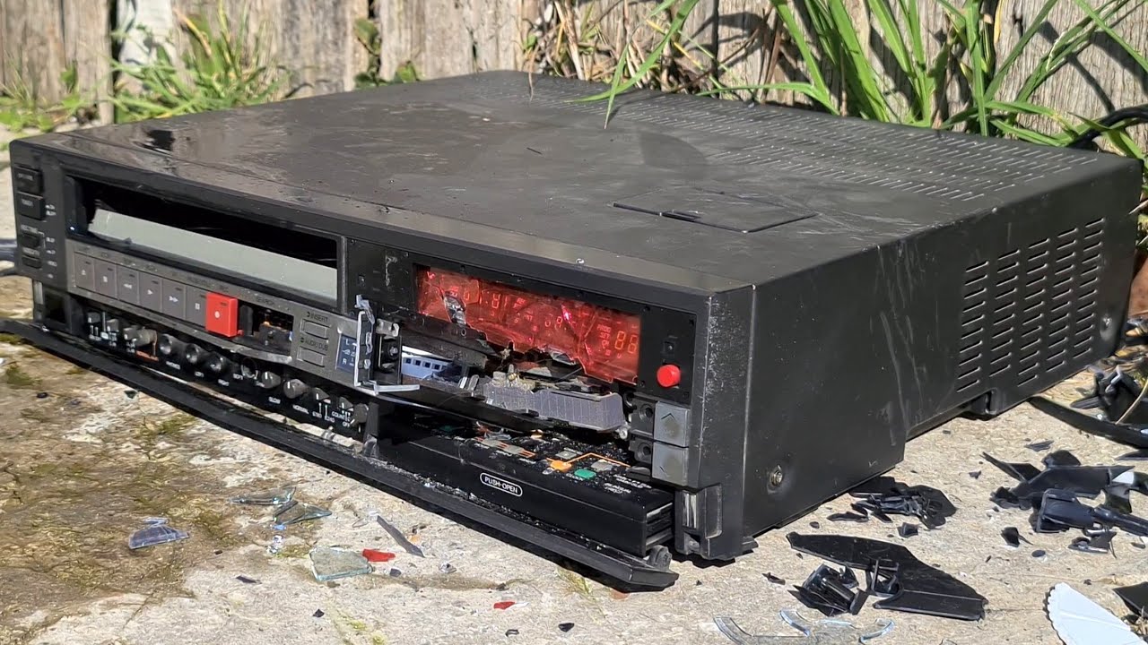 Smash Vintage NEC VCR YouTube