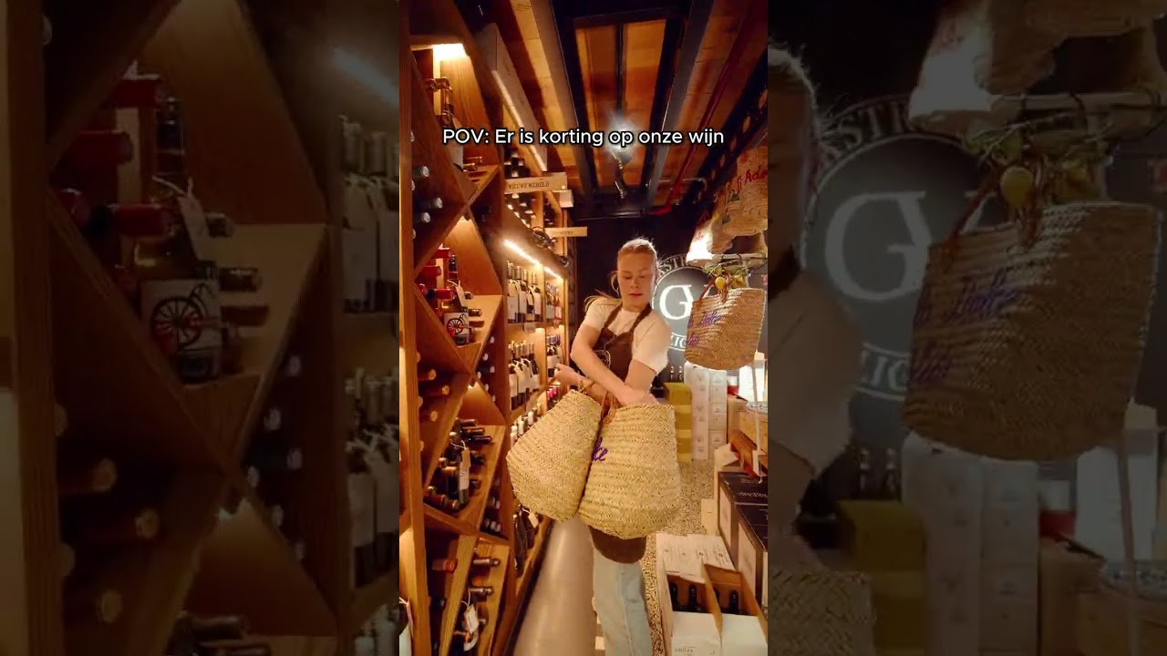 Je denkt dat je maar een fles komt halen… 