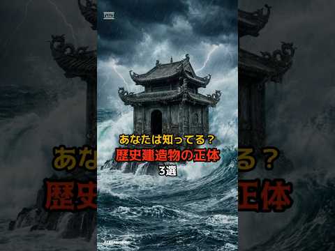 あなたは知ってる？歴史建造物の正体3選 #都市伝説 #謎 #不思議 #雑学のサムネイル