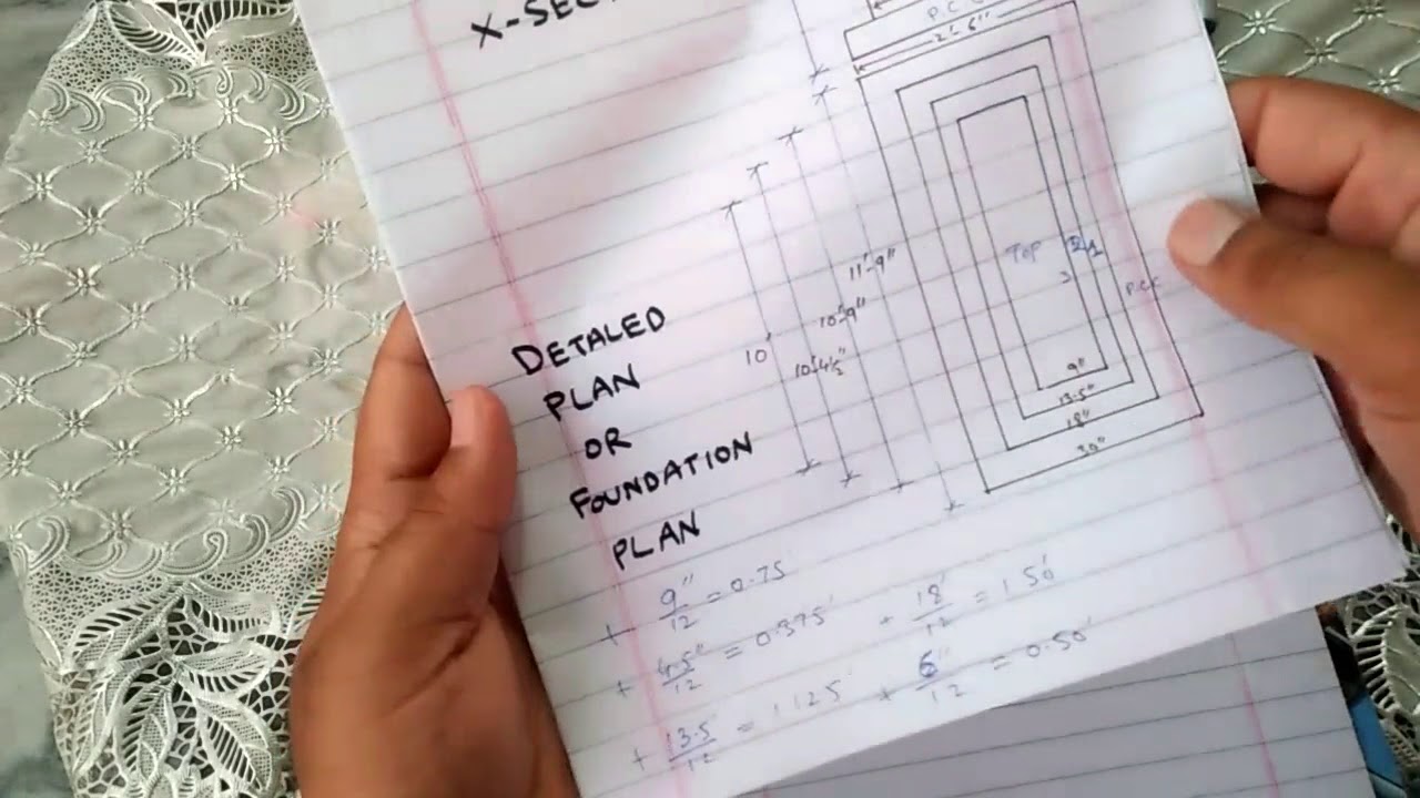 Calculate quantity of straight wall urdu/hindi YouTube