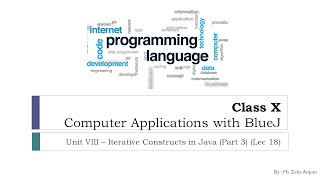 Class X : ICSE Computer (Lec 18) : Chapter 1 Unit 8 Exercise (part 3)