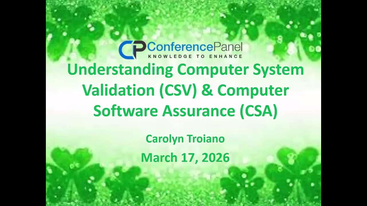 Understanding Classic Computer System Validation (CSV) & Computer ...