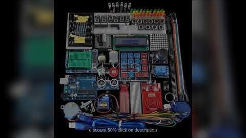 Starter Kit for Arduino Uno R3 - Uno R3 Breadboard and holder Step Motor / Servo /1602 LCD / jumper