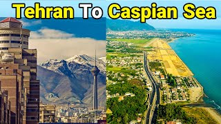 IRAN In Spring 🇮🇷 Driving Tehran To Caspian Sea | Amazing Road ایران