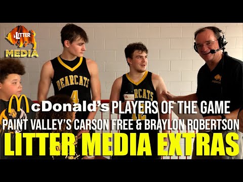 Litter Media Extras-McDonald's Players of the Game: Paint Valley's Carson Free & Braylon Robertson