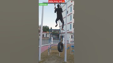 SSB GTO Obstacles Training 🔥||Indian Army 🔥 || Rope Climbing || Shortsvideo || Viralshorts