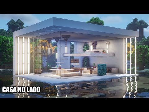 Minecraft, Casa Moderna no Lago