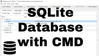 How to Create a SQLite Database with the Command Line in Windows