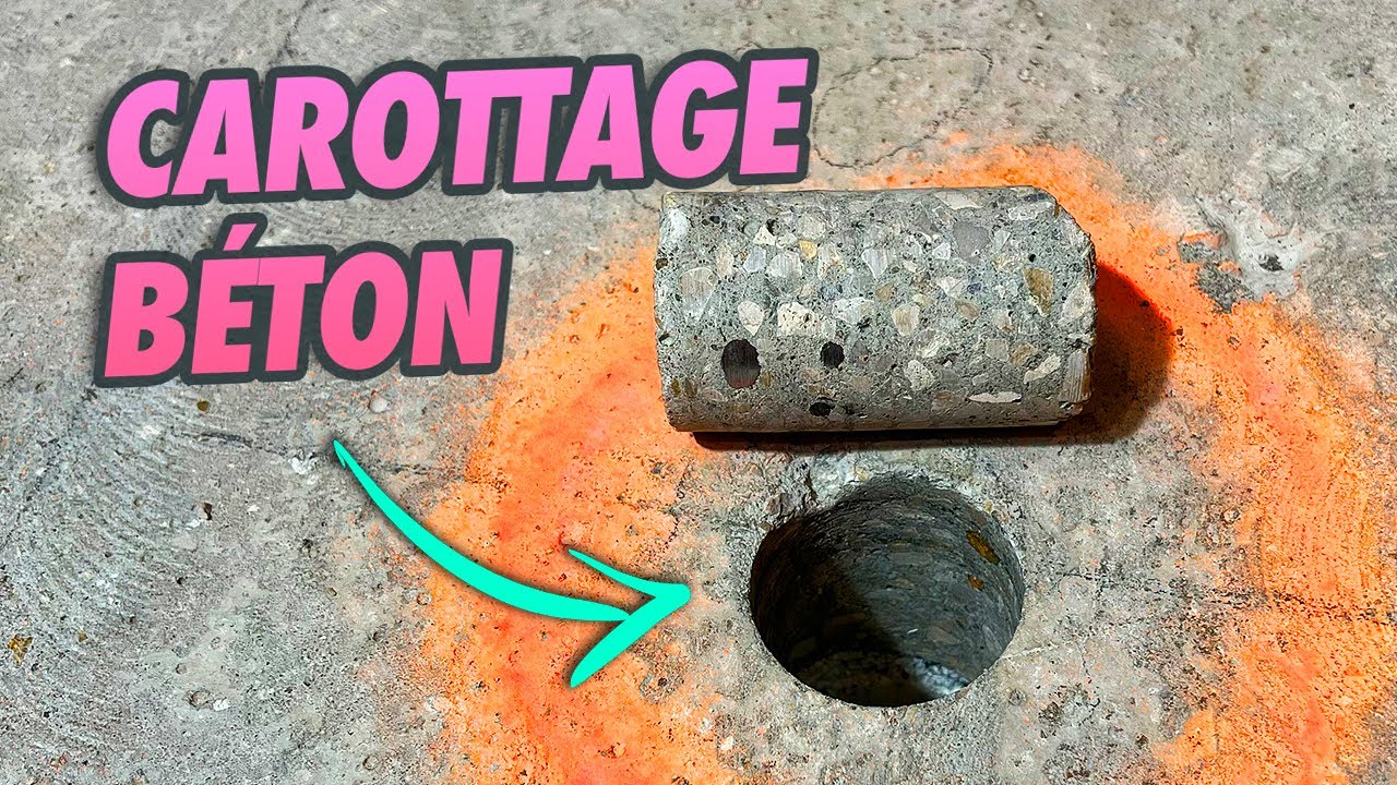 ON CAROTTE UNE DALLE BÉTON POUR LES ÉVACUATIONS ! (Projet rénovation salle de bains - EP 10)