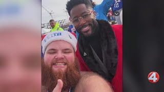 Bills fan looks back on viral moment with CBS NFL Today host