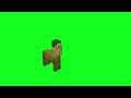 Minecraft Centaur green screen - Free 4k stock footage