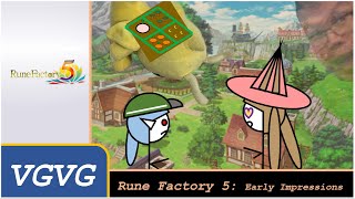 Rune Factory 5 - Great, yet Imperfect; Chatting and a Review (VGVG)