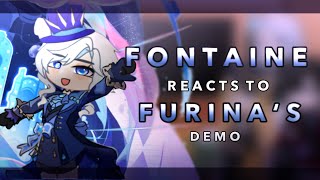 Fontaine reacts to Furina’s demo || RoseGacha
