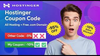 Hostinger Coupon Code 2026 : Automatic Discount (No Code Needed)