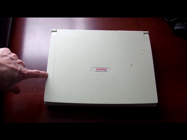 Compaq Armada 7330T - Overview (no boot) - YouTube
