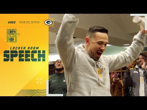 Packers locker room reacts after 34-0 victory over Saints video thumbnail