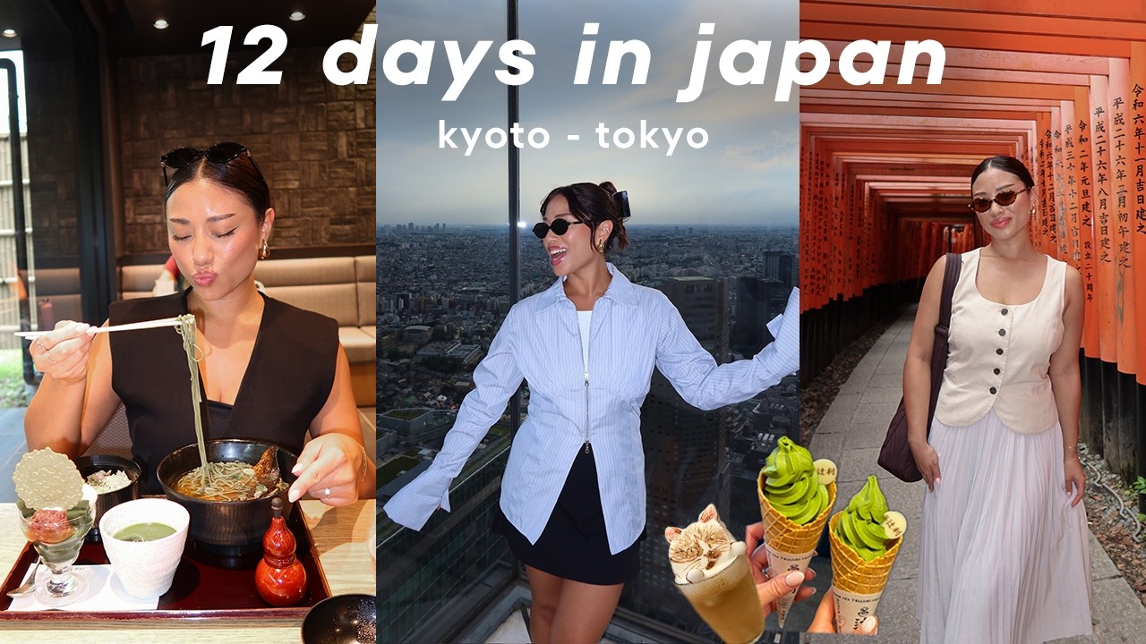 ДНЕВНИКИ ПО ЯПОНИИ 🇯🇵 (маршрут по Токио и Киото | осмотр достопримечательностей, матча, винтажный...