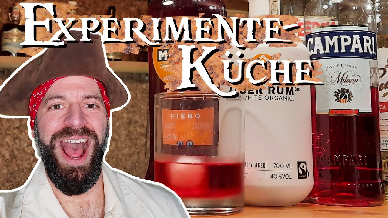 Negroni mit Rum und Martini - neu interpretiert