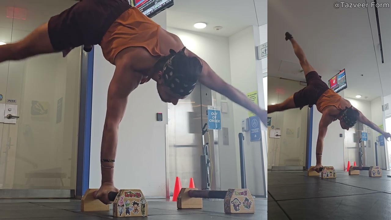 ONE ARM HANDSTAND IS AMAZING SKILL
