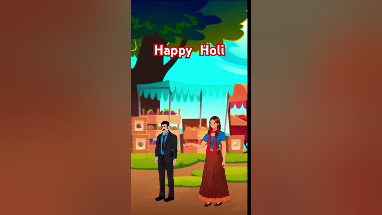 holi cartoon funny
