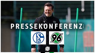 Press conference before the match | FC Schalke 04 - Hannover 96 screenshot 5