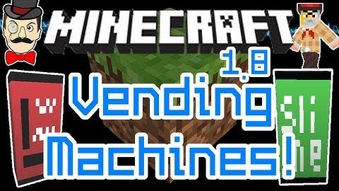 Minecraft Mods - VENDING MACHINES Mod ! Buy Soda with a Quarter ! Slimes & Huge Jumps !