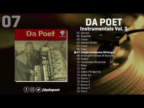 Da Poet - Feleğin Çemberine 40 Kurşun | Instrumentals Vol. 3 (Official Audio)