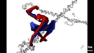 It Was fun working on this 🙂 ↕️ timelapse of my spidy art !