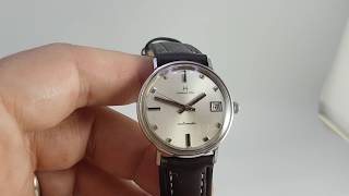 c1966 Hamilton men's automatic Dateline vintage watch with box and papers,  reference A-581