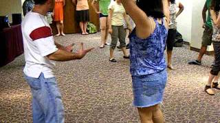DSCF4308.AVI Salsa Lesson July 21, 2011