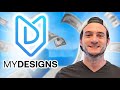 Mydesigns beginner tutorial print on demand automation  ai