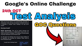 24th Oct'25 GOC Test Analysis | GOOGLE ONLINE CHALLANGE  screenshot 2