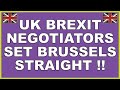 UK trade negotiators lay down the Brexit law!