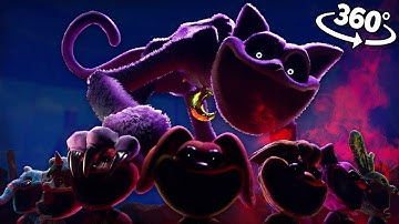 Poppy Playtime Chapter 3 Characters FNAF AR Workshop Animations | 360º VR