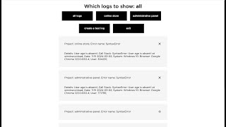 Logging Service with React, Node.js, and MongoDB