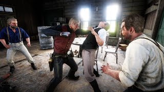 RDR 2 PC - Epic Fist Fights & Brutal Ragdoll Moments Vol.94 [4K/60FPS] screenshot 5