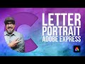 Create captivating letter portraits made easy with adobe express