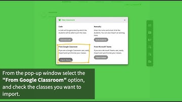 Tutorial | Import classes from Google Classroom | BlinkLearning