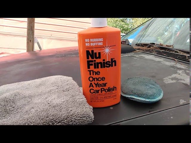 Should car polish remove paint? Never polished a car before and I'm using  the polish as directed. Using Nu Finish and it's a bit cold out. : r/Miata